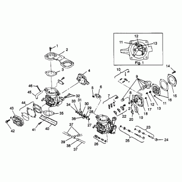 CARBURETOR SLT 700 B974572 (4941124112C001)