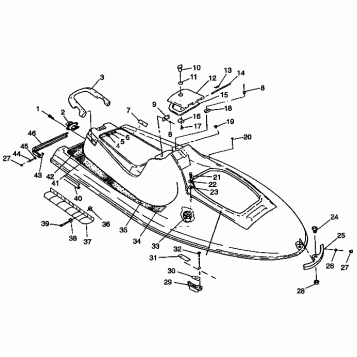 HULL and BODY SLT 780 B974588 (4941174117A005)