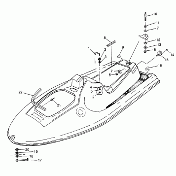 HULL and BODY SLT 780 B974588 (4941174117A006)