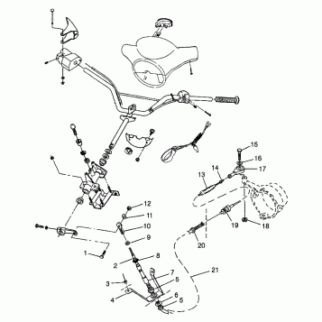 STEERING SLT 780 B974588 (4941174117A014)