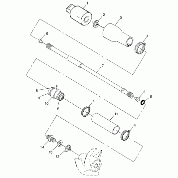 DRIVE SYSTEM SLT 780 B974588 (4941174117B002)