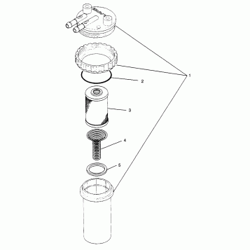 FUEL/WATER SEPARATOR SLT 780 B974588 (4941174117C008)