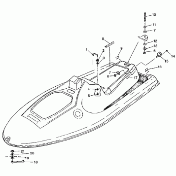 HULL and BODY SLTX B974590 and INTL. SLTX I974590 (4941214121A006)