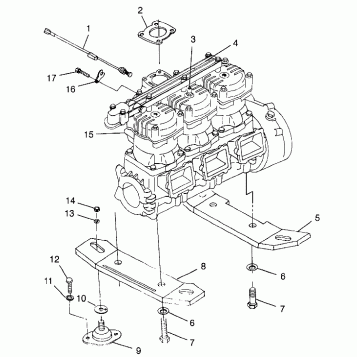 ENGINE MOUNTING SLTX B974590 and INTL. SLTX I974590 (4941214121B001)