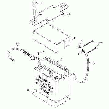 BATTERY BOX SLTX B974590 and INTL. SLTX I974590 (4941214121B005)