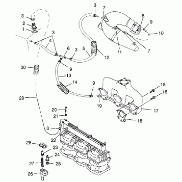 COOLING SYSTEM SLTX B974590 and INTL. SLTX I974590 (4941214121B006)