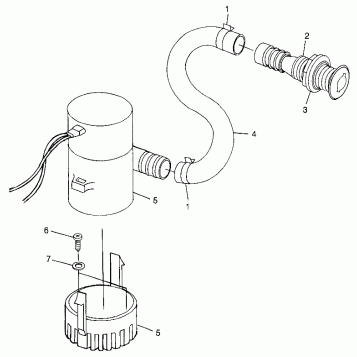 BILGE PUMP SLTX B974590 and INTL. SLTX I974590 (4941214121B011)