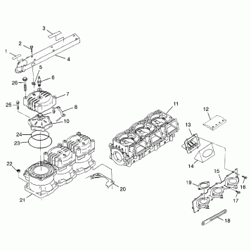 CYLINDER & MANIFOLD SLTX B974590 and INTL. SLTX I974590 (4941214121B014)