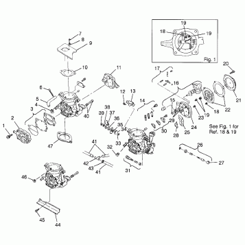 CARBURETOR SLTX B974590 and INTL. SLTX I974590 (4941214121C001)