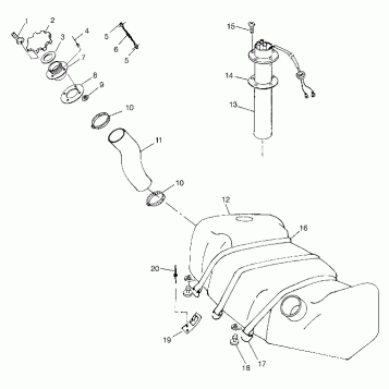 FUEL TANK - B974978 (4941254125a009)