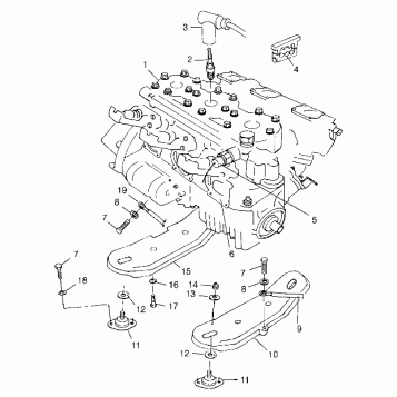 ENGINE MOUNTING - B974978 (4941254125b001)