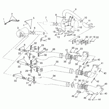EXHAUST SYSTEM - B974978 (4941254125b007)