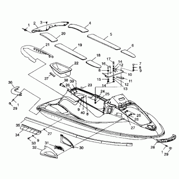 HULL and BODY - I984690 (4945114511a007)