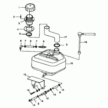 OIL TANK - B984690 (4945114511a013)
