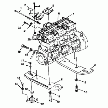ENGINE MOUNTING - B984690 (4945114511b002)