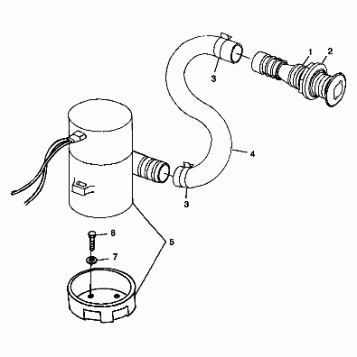 BILGE PUMP - B984690 (4945114511b013)