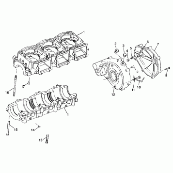 CRANKCASE - I984690 (4945114511c001)