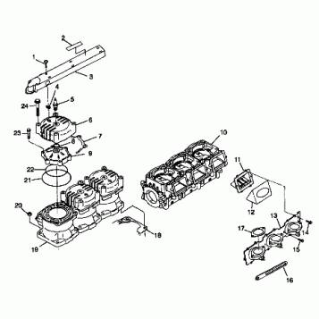 CYLINDER & MANIFOLD - I984690 (4945114511c002)