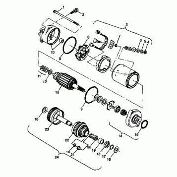 STARTING MOTOR - I984690 (4945114511c008)