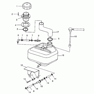 OIL TANK - B984673 (4945164516a013)