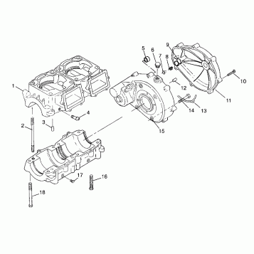 CRANKCASE - I984673 (4945164516c001)