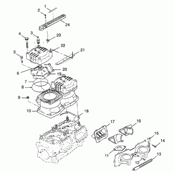 CYLINDER & MANIFOLD - I984673 (4945164516c002)