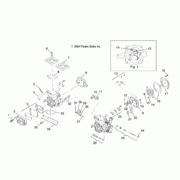 CARBURETOR - I984673 (4945164516c003)