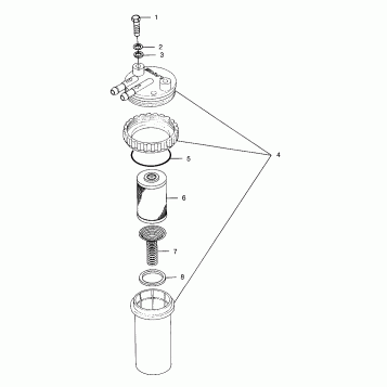FUEL/WATER SEPARATOR - B984673 (4945164516c009)