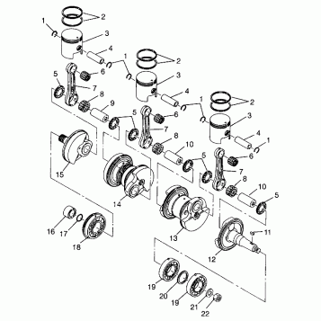 CRANKSHAFT & PISTON - I984978 (4945834583c004)