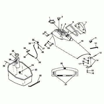 FRONT STORAGE COMPARTMENT - I984590 (4946314631a008)