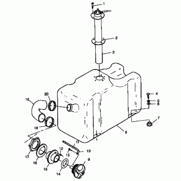 FUEL TANK - B984590 (4946314631a009)