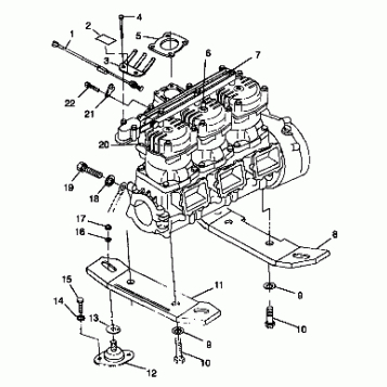 ENGINE MOUNTING - B984590 (4946314631b001)