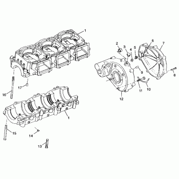 CRANKCASE - B984590 (4946314631b013)