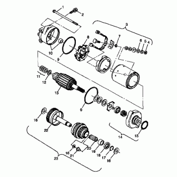 STARTING MOTOR - I984590 (4946314631c006)