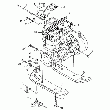 ENGINE MOUNTING - B984573 (4946554655b001)