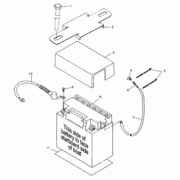 BATTERY BOX - I984573 (4946554655b006)