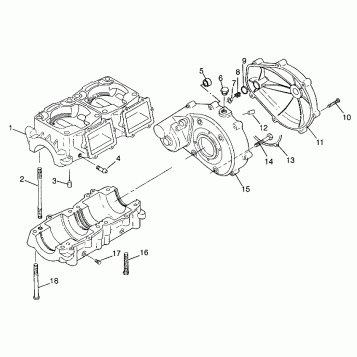 CRANKCASE - I984573 (4946554655b013)