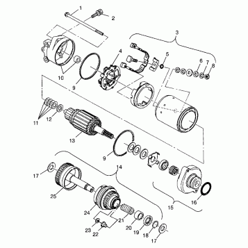STARTING MOTOR - I984573 (4946554655c006)