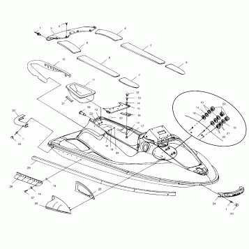 HULL and BODY - I994673 (4951335133a007)