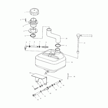 OIL TANK - I994673 (4951335133a013)