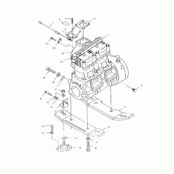 ENGINE MOUNTING - I994673 (4951335133b002)