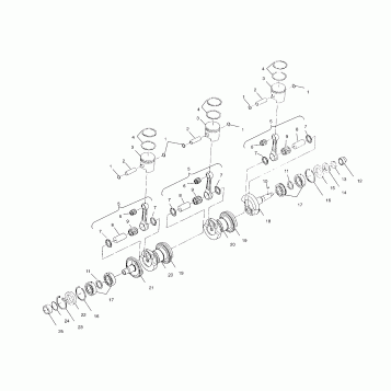 CRANKSHAFT & PISTON - I994690 (4951365136c003)