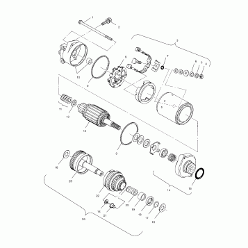 STARTING MOTOR - I994690 (4951365136c008)