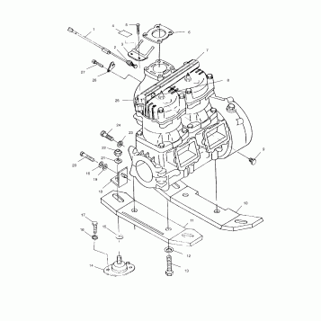 ENGINE MOUNTING - B994573 (4951395139b001)