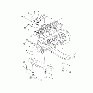 ENGINE MOUNTING - I994590 (4951425142b001)