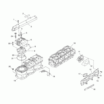 CYLINDER and MANIFOLD - I994590 (4951425142b014)