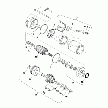 STARTING MOTOR - I994590 (4951425142c006)