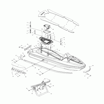 HULL and BODY - B995095 (4951455145A007)