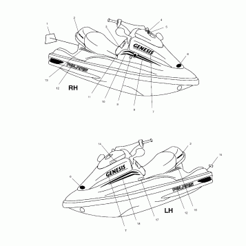 DECALS - B995095 (4951455145A011)