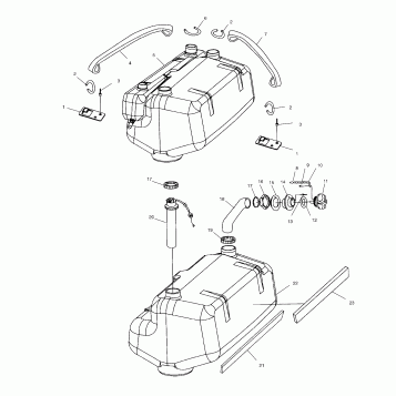 FUEL TANK - B995095 (4951455145A012)